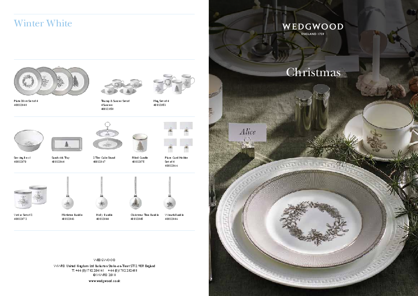 0811 WW Product Leaflet Christmas 2018